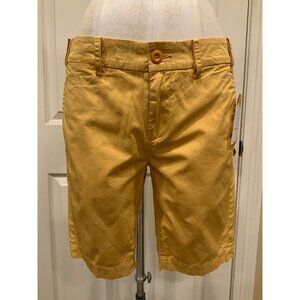 Bungalow Yellow G-ONE 12-4 1991 Chino Bermuda Shorts, Size 2, NWT!